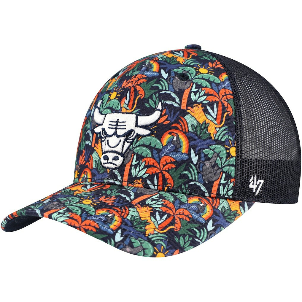 Navy Chicago Bulls '47 Jungle Trucker Adjustable Hat | NBA