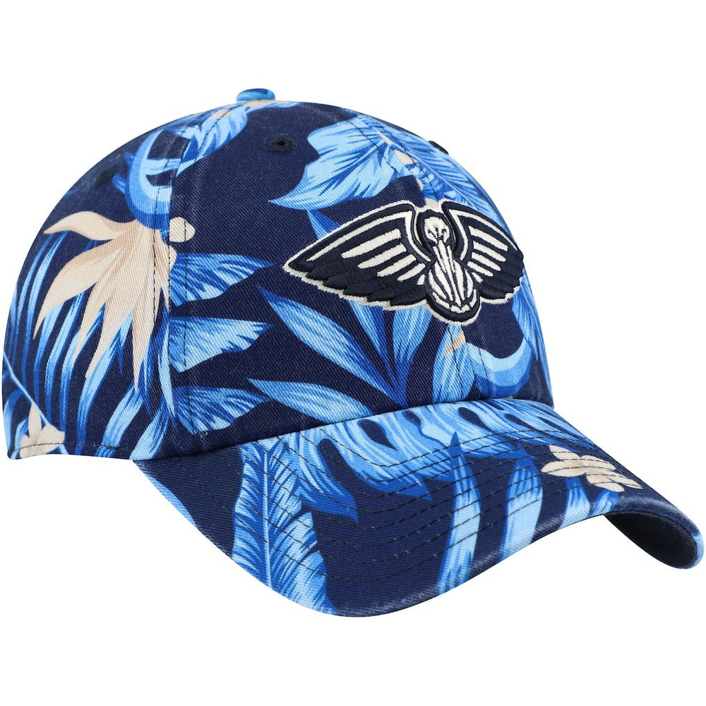 Navy New Orleans Pelicans '47 Tropicalia Floral Clean Up Adjustable Hat | NBA