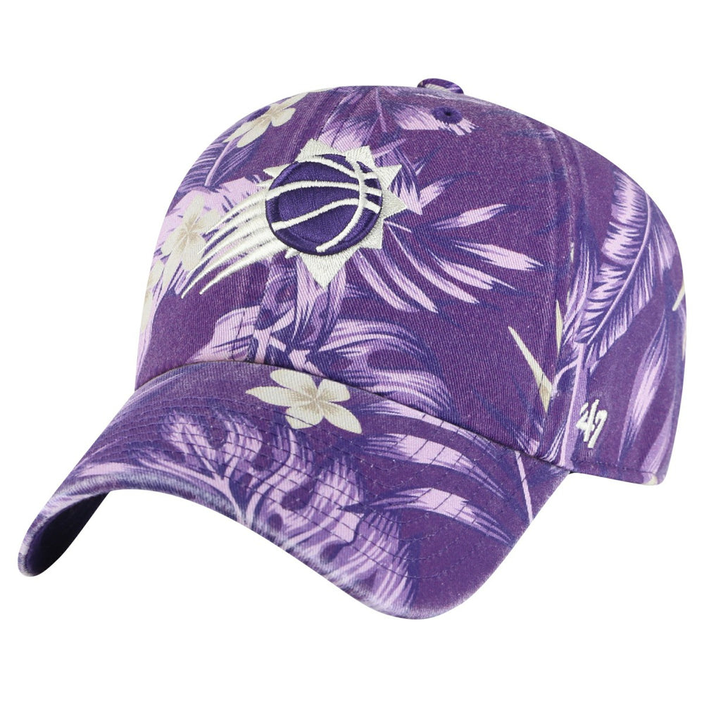 Purple Phoenix Suns '47 Tropicalia Floral Clean Up Adjustable Hat | NBA