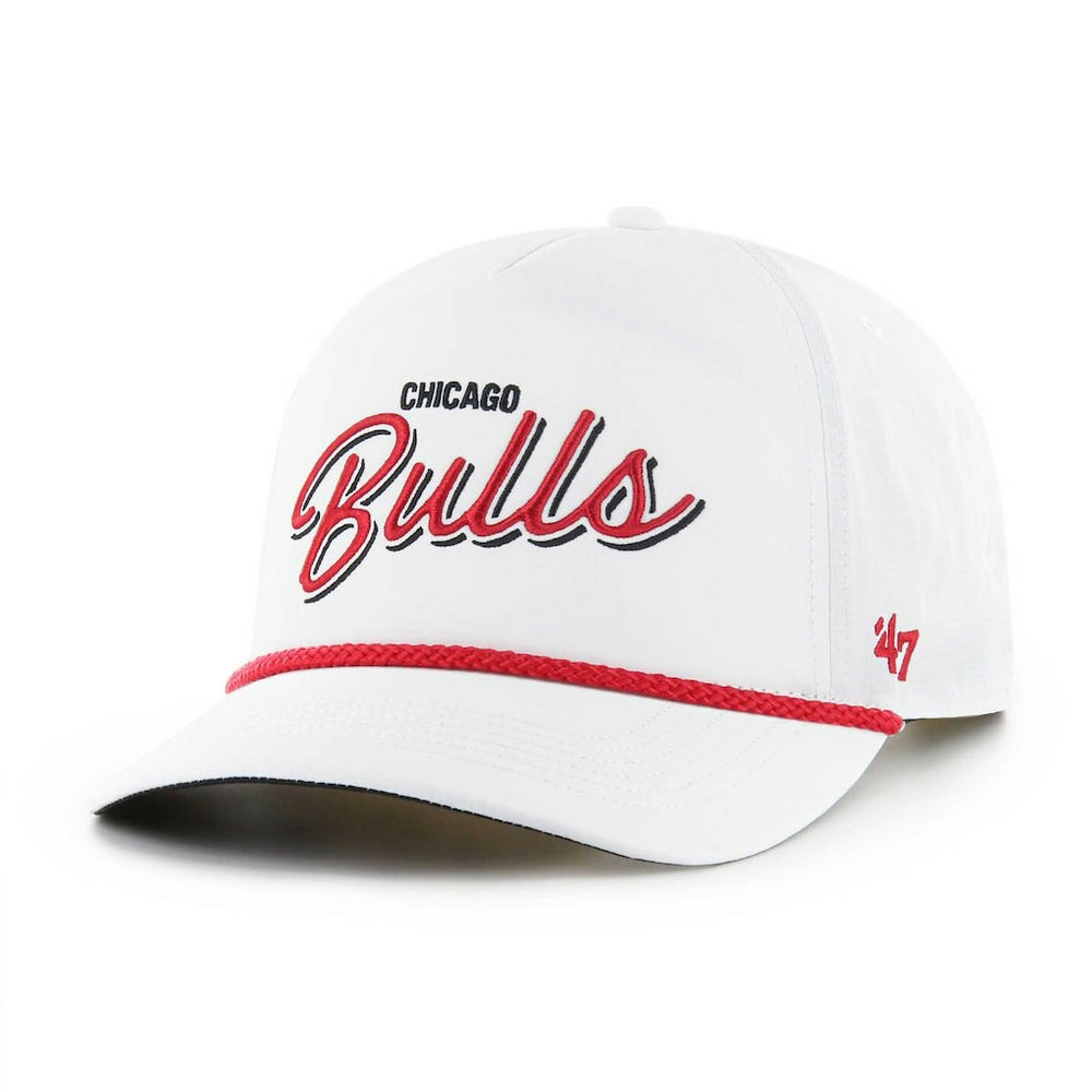 White Chicago Bulls '47 Fairway Hitch brrr Adjustable Hat | NBA
