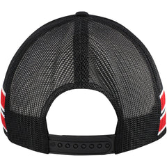 Black Chicago Bulls '47 Sidebrand Stripes Trucker Adjustable Hat | NBA