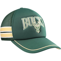 Hunter Green Milwaukee Bucks '47 Sidebrand Stripes Trucker Adjustable Hat | NBA