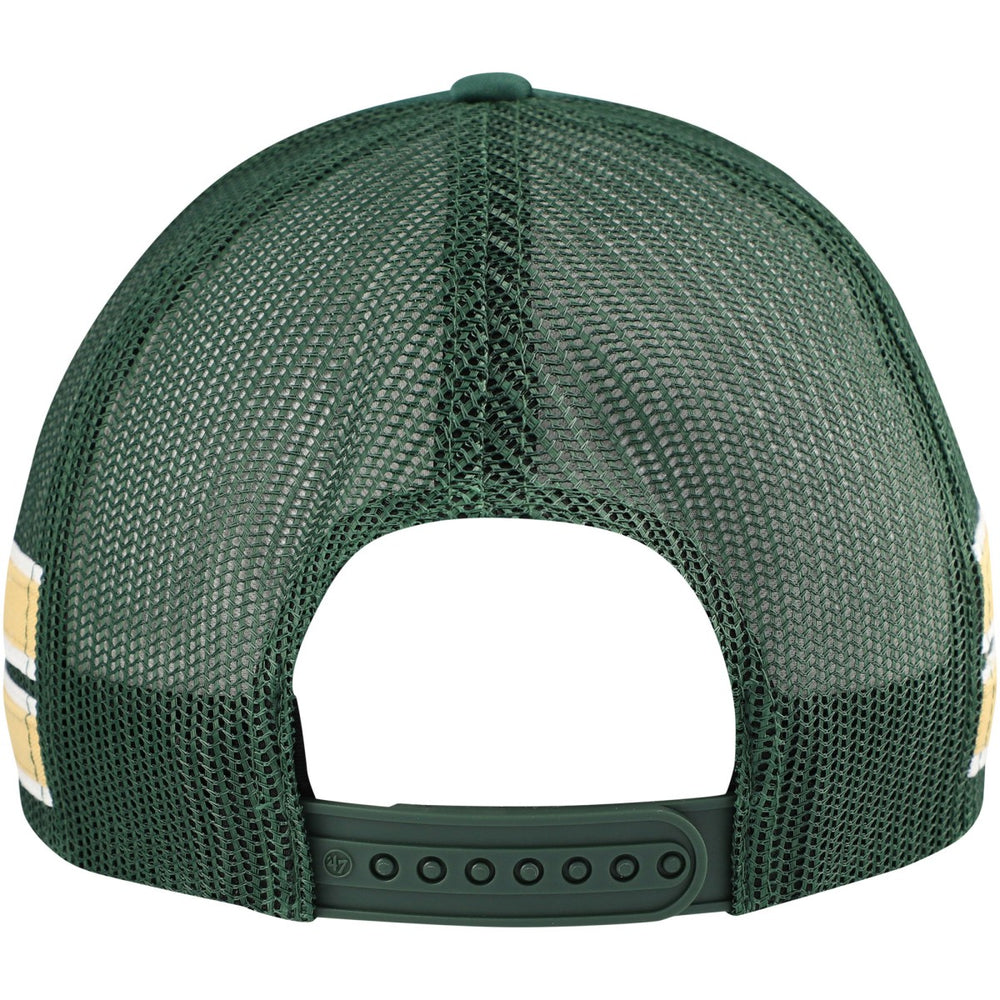 Hunter Green Milwaukee Bucks '47 Sidebrand Stripes Trucker Adjustable Hat | NBA