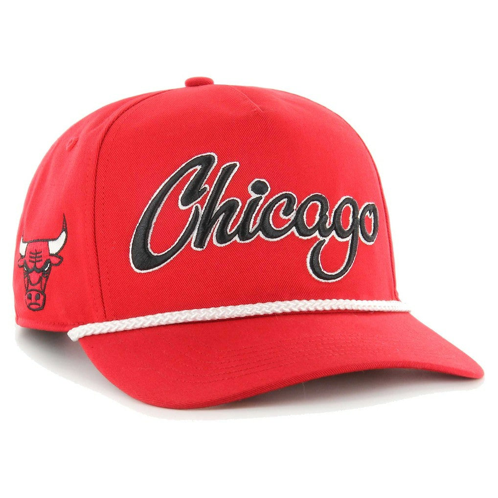 Red Chicago Bulls '47 Overhand Logo Hitch Adjustable Hat | NBA