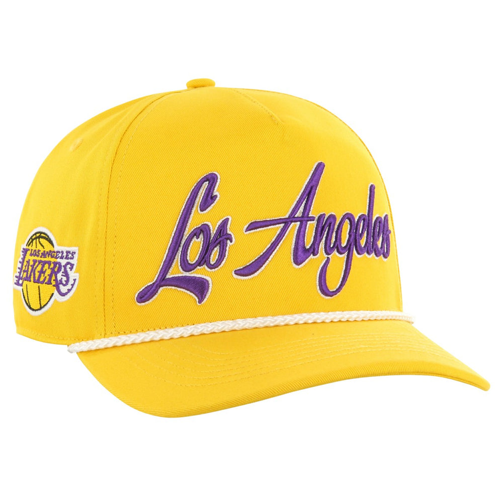 Gold Los Angeles Lakers '47 Overhand Logo Hitch Adjustable Hat | NBA