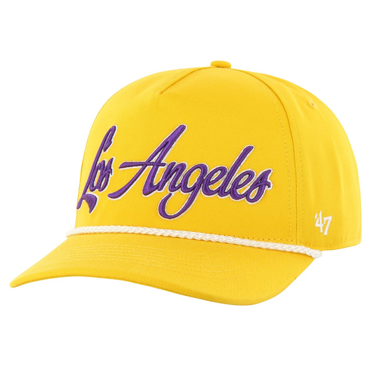 Gold Los Angeles Lakers '47 Overhand Logo Hitch Adjustable Hat | NBA