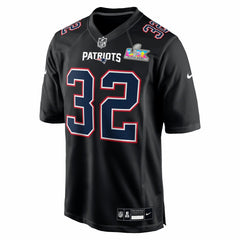 New England Patriots TreVeyon Henderson  Super Bowl LX Patch Carbon Fashion Game Jersey | NFL On sale