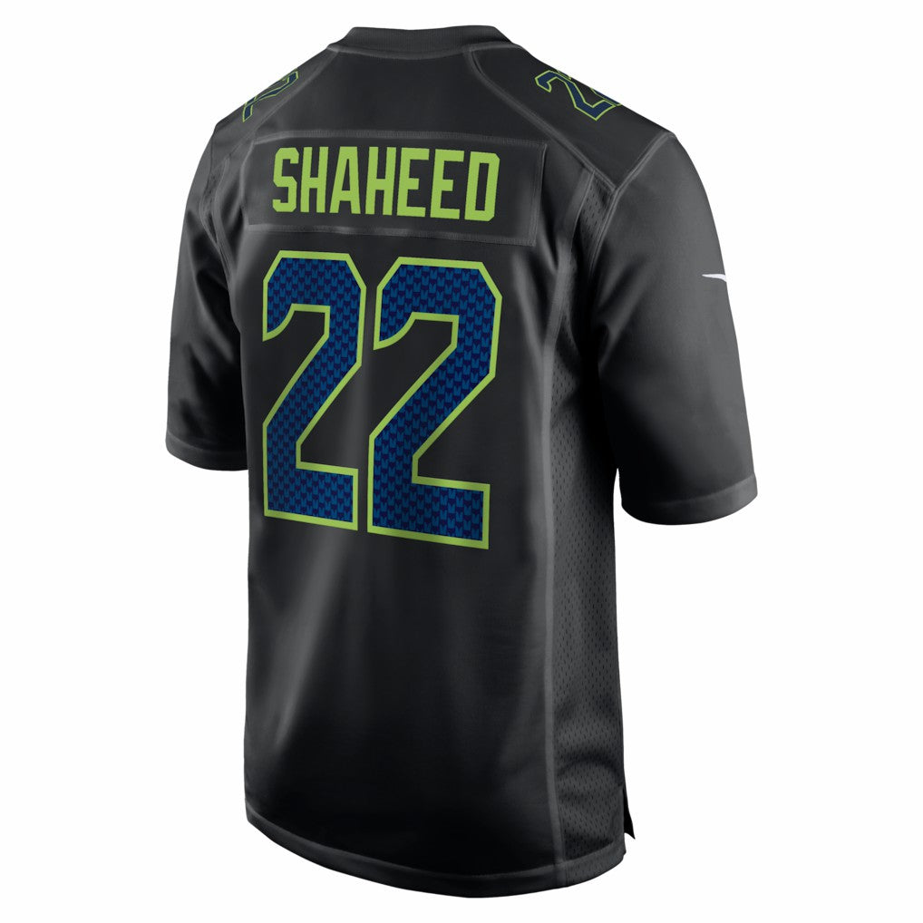 Seattle Seahawks Rashid Shaheed  Super Bowl LX Patch Carbon Fashion Game Jersey | NFL Discount