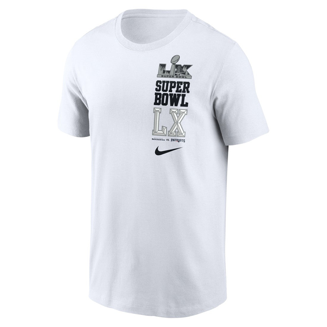 New England Patriots vs. Seattle Seahawks Super Bowl LX Dueling T-Shirt | NFL Near me