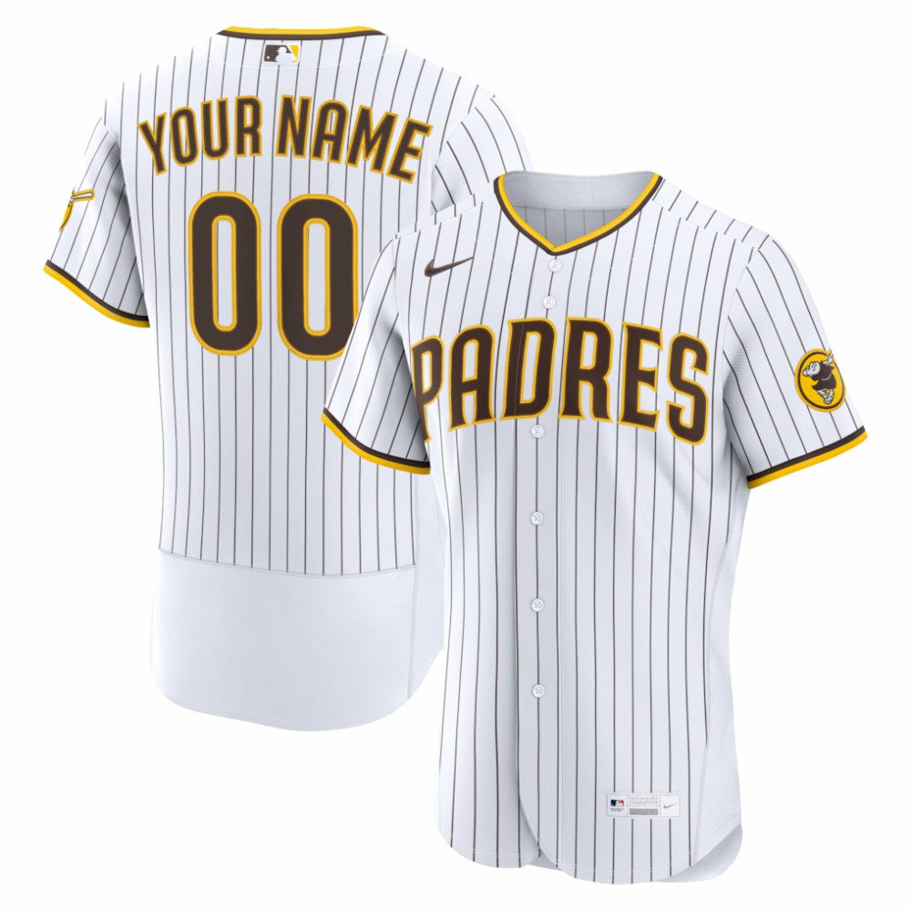 San Diego Padres Nike Home Authentic Custom Jersey - MLB Jerseys