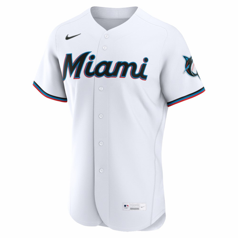 Miami Marlins Nike Home Authentic Custom Jersey - MLB Jerseys