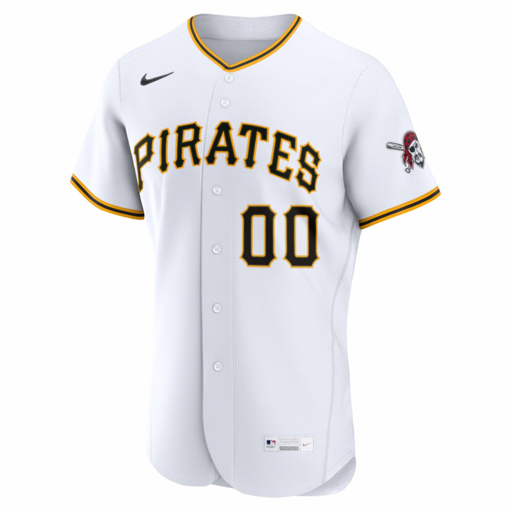 Pittsburgh Pirates Nike Home Authentic Custom Jersey - MLB Jerseys