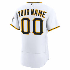 Pittsburgh Pirates Nike Home Authentic Custom Jersey - MLB Jerseys
