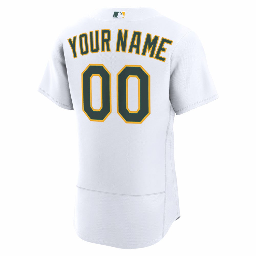 Athletics Nike Home Authentic Custom Jersey - MLB Jerseys