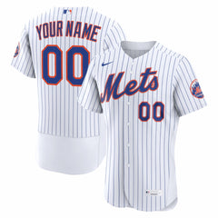New York Mets Nike Home Authentic Custom Jersey - MLB Jerseys