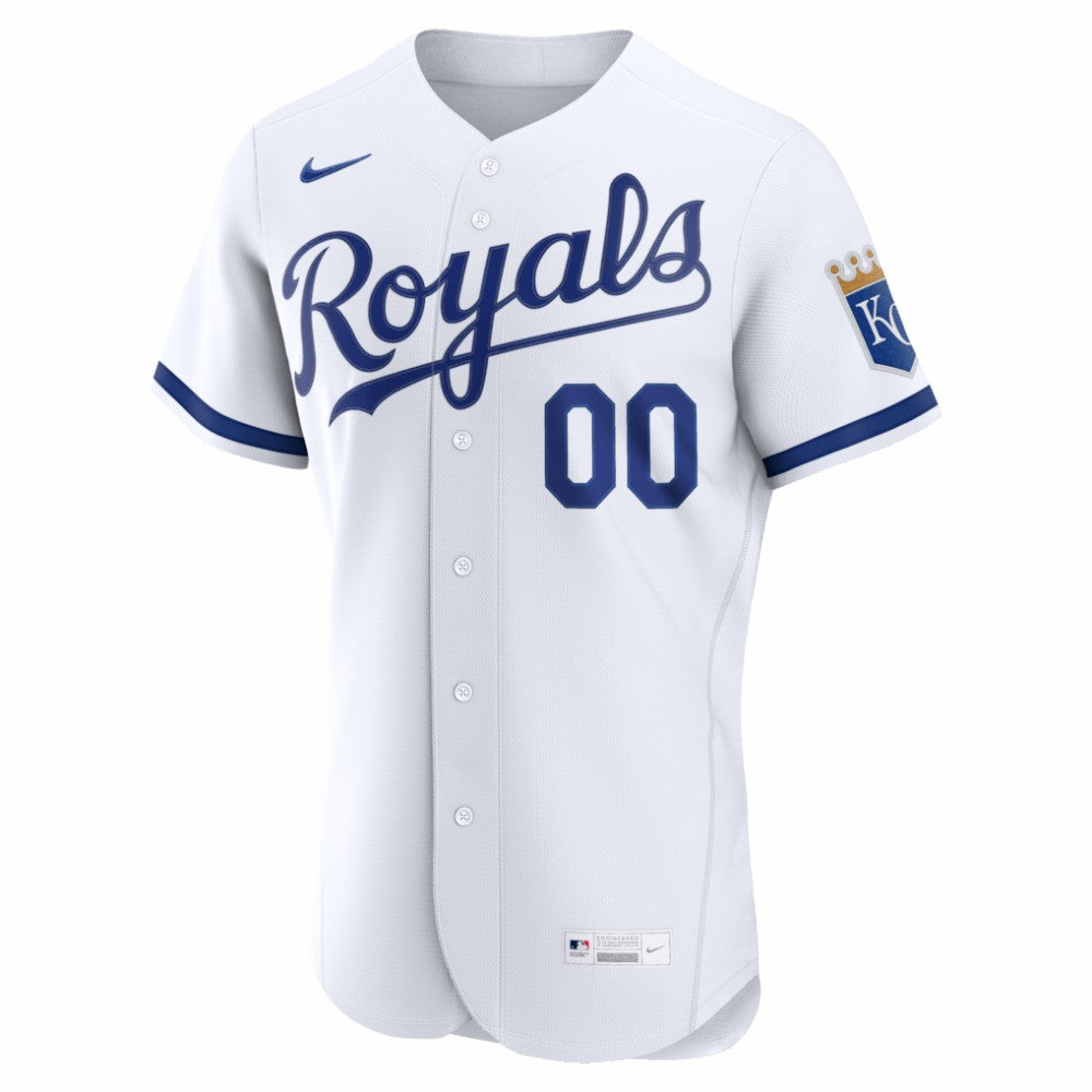 Kansas City Royals Nike Home Authentic Custom Jersey - MLB Jerseys