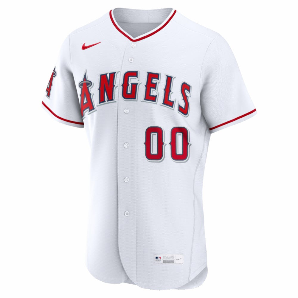 Los Angeles Angels Nike Home Authentic Custom Jersey - MLB Jerseys