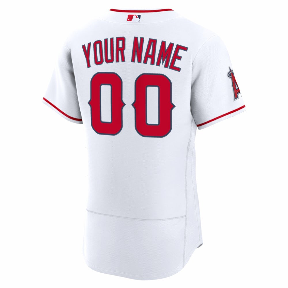 Los Angeles Angels Nike Home Authentic Custom Jersey - MLB Jerseys