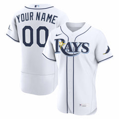 Tampa Bay Rays Nike Home Authentic Custom Jersey - MLB Jerseys