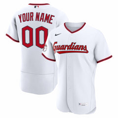 Cleveland Guardians Nike Home Authentic Custom Jersey - MLB Jerseys