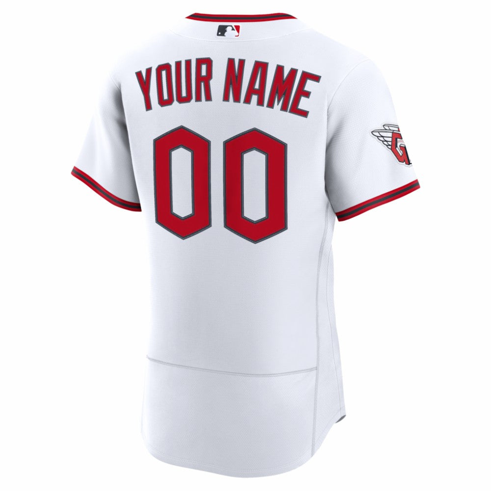 Cleveland Guardians Nike Home Authentic Custom Jersey - MLB Jerseys