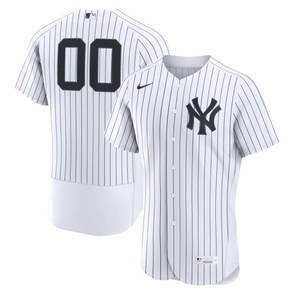 New York Yankees Nike Home Authentic Custom Jersey - MLB Jerseys