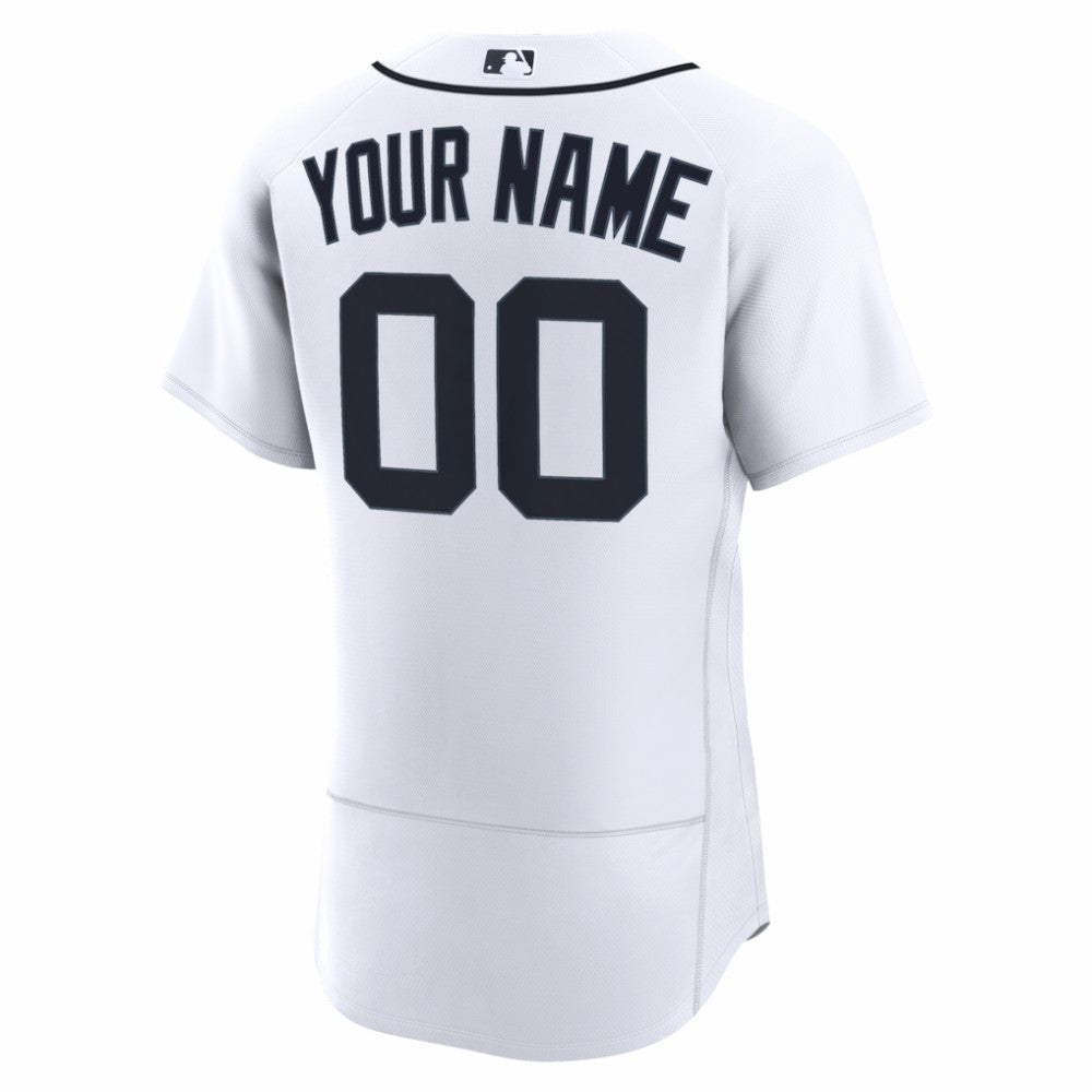 Detroit Tigers Nike Home Authentic Custom Jersey - MLB Jerseys