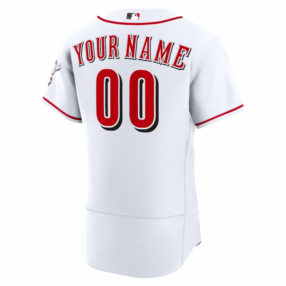Cincinnati Reds Nike Home Authentic Custom Jersey - MLB Jerseys