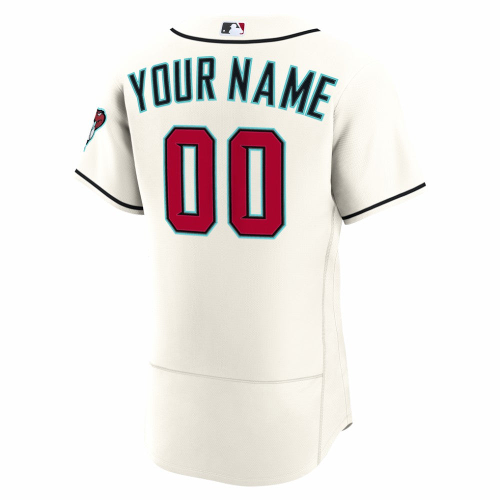 Arizona Diamondbacks Nike Home Authentic Custom Jersey - MLB Jerseys