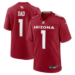 Arizona Cardinals Number 1 Dad  Game Jersey | NFL New