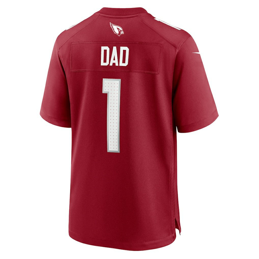 Arizona Cardinals Number 1 Dad  Game Jersey | NFL New