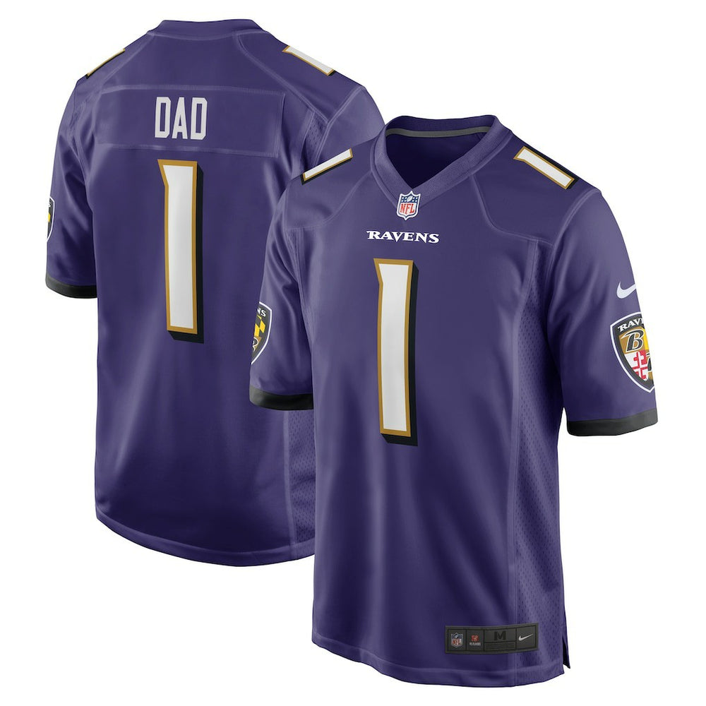 Baltimore Ravens Number 1 Dad  Game Jersey | NFL Sale
