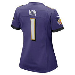 Baltimore Ravens Number 1 Mom  Women's Game Jersey | NFL New