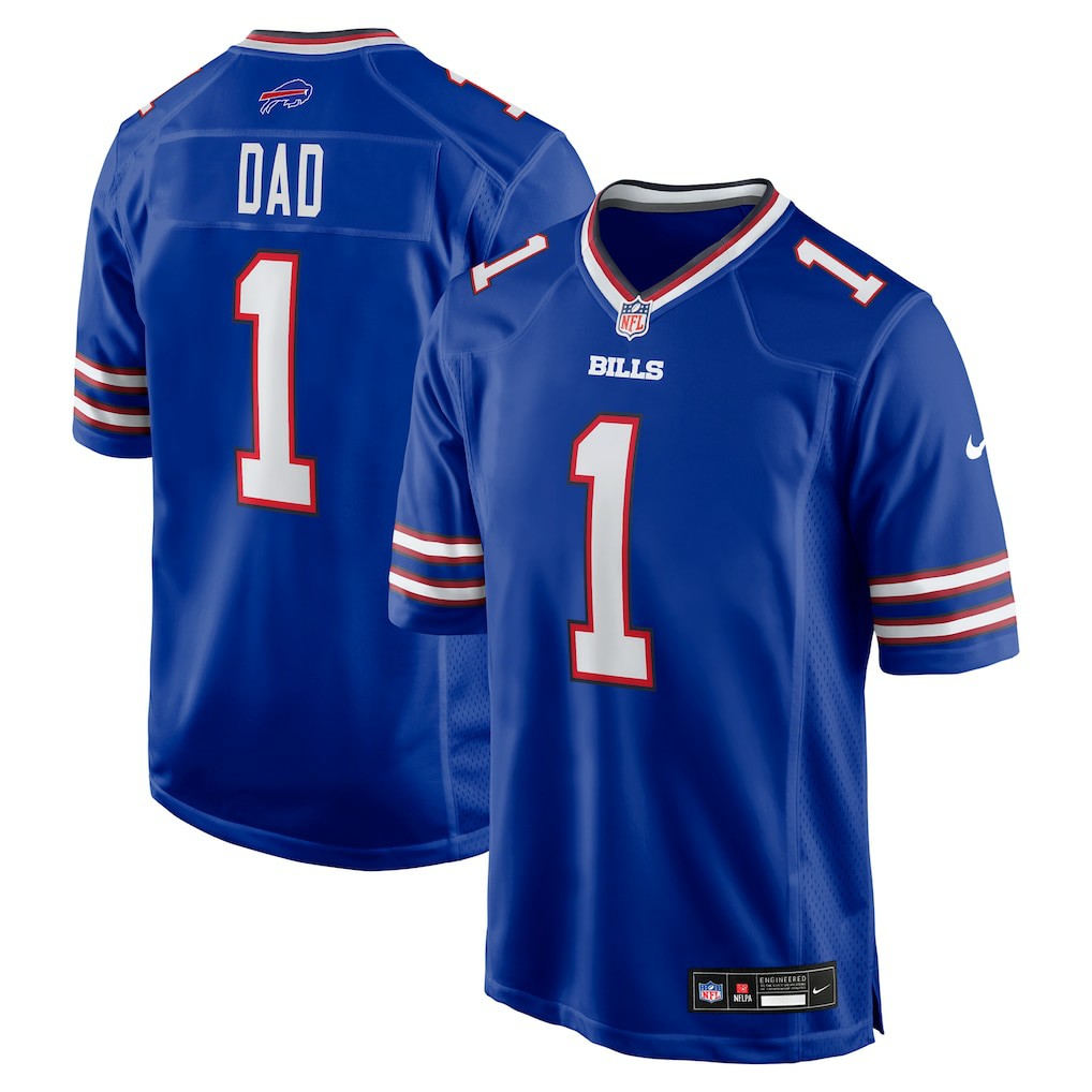 Buffalo Bills Number 1 Dad  Game Jersey | NFL Outlet
