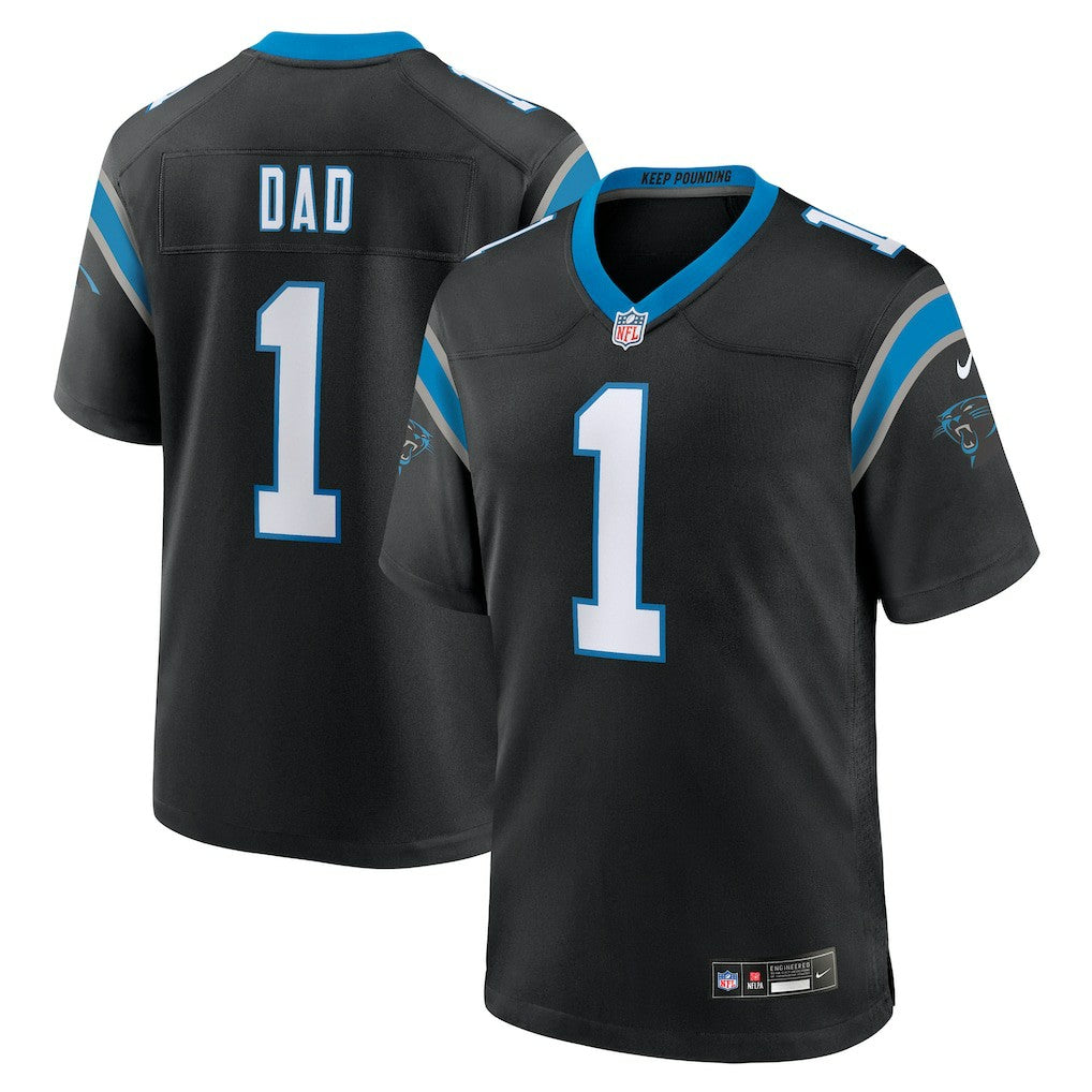 Carolina Panthers Number 1 Dad  Game Jersey | NFL Discount