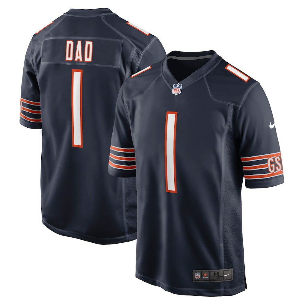 Chicago Bears Number 1 Dad  Game Jersey | NFL Online
