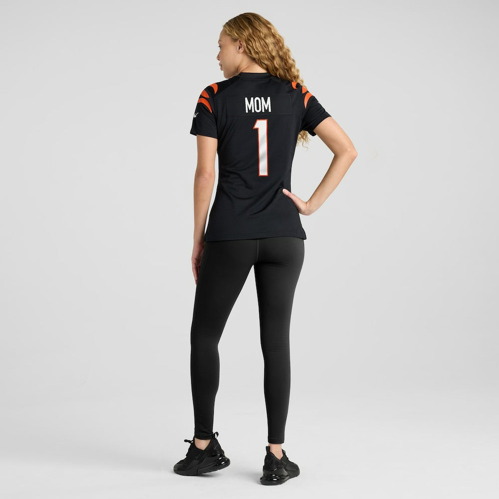 Cincinnati Bengals Number 1 Mom  Women's Game Jersey | NFL Outlet
