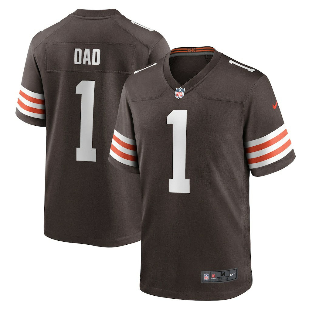 Cleveland Browns Number 1 Dad  Game Jersey | NFL On sale