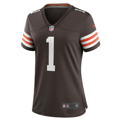 Cleveland Browns Number 1 Mom  Women's Game Jersey | NFL On sale