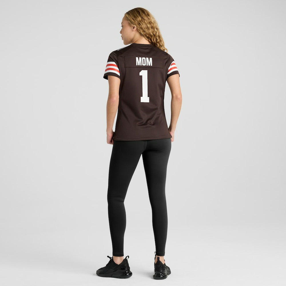 Cleveland Browns Number 1 Mom  Women's Game Jersey | NFL On sale