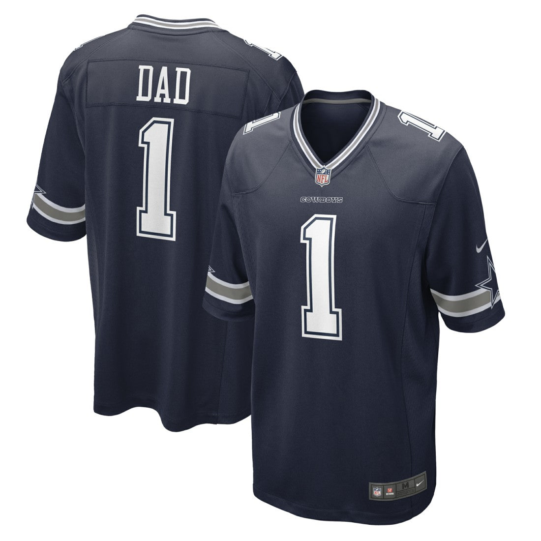 Dallas Cowboys Number 1 Dad  Game Jersey | NFL Near me