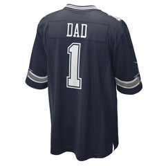 Dallas Cowboys Number 1 Dad  Game Jersey | NFL Near me