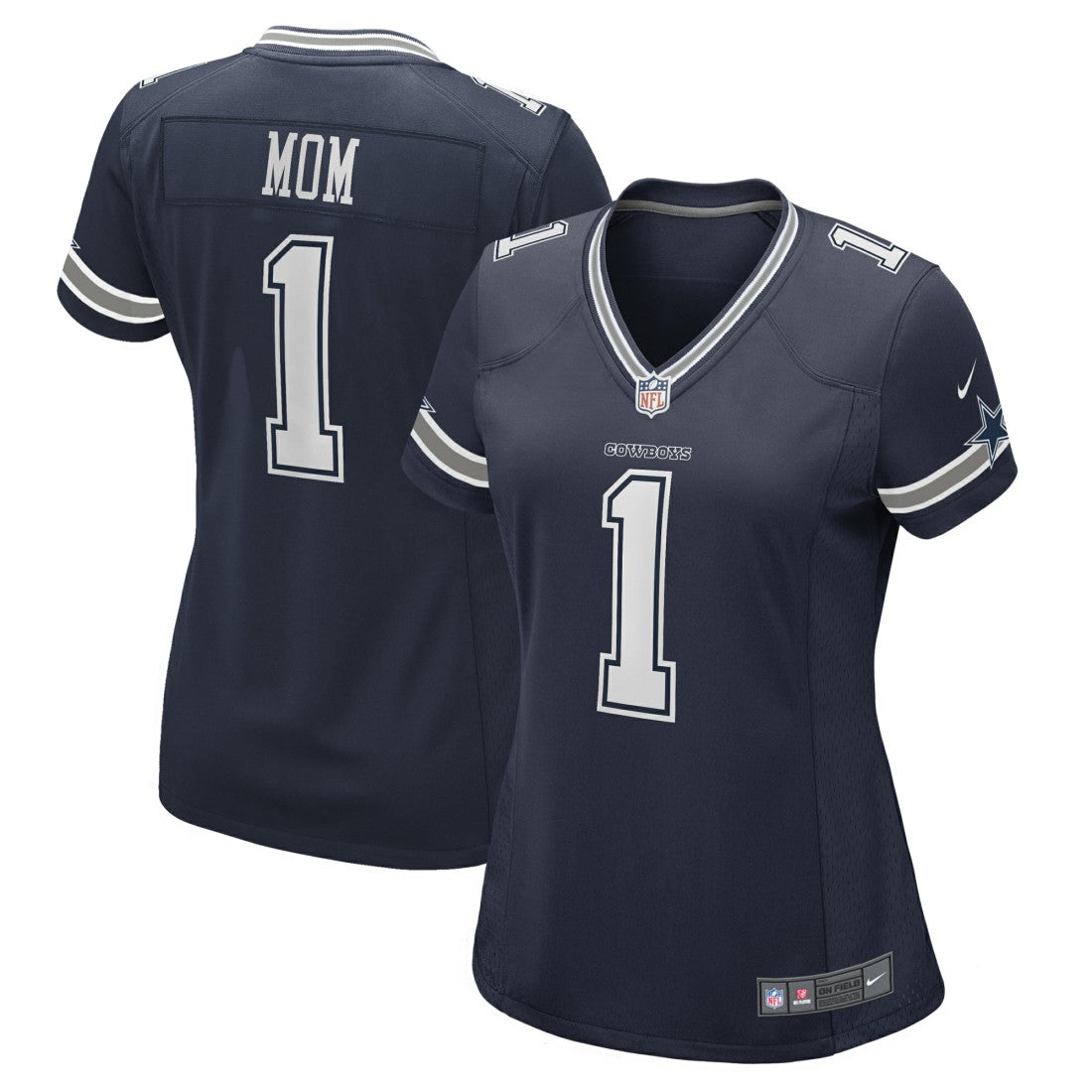 Dallas Cowboys Number 1 Mom  Women's Game Jersey | NFL On sale