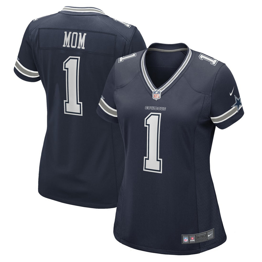 Dallas Cowboys Number 1 Mom  Women's Game Jersey | NFL On sale