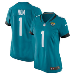 Jacksonville Jaguars Number 1 Mom  Women's Game Jersey | NFL New