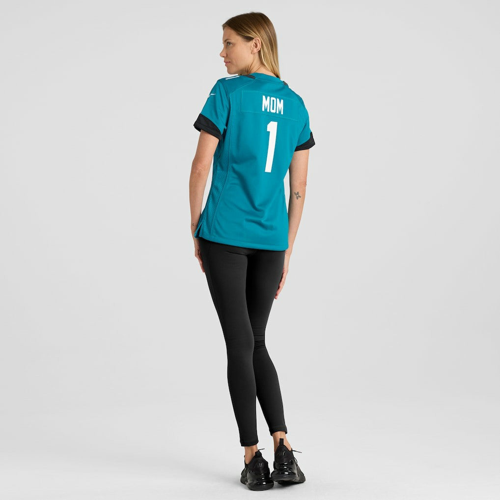 Jacksonville Jaguars Number 1 Mom  Women's Game Jersey | NFL New