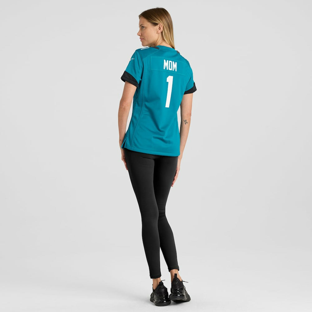 Jacksonville Jaguars Number 1 Mom  Women's Game Jersey | NFL New