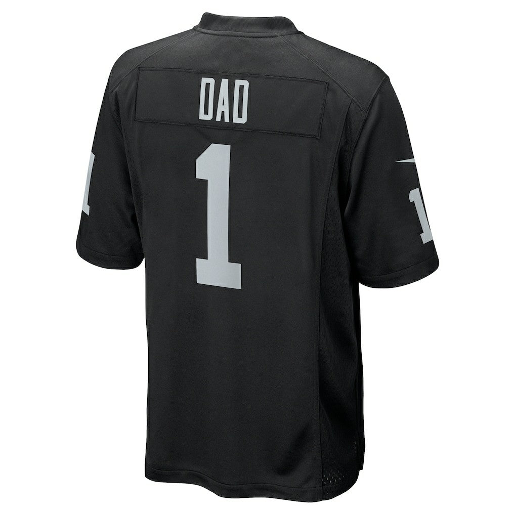 Las Vegas Raiders Number 1 Dad  Game Jersey | NFL Sale