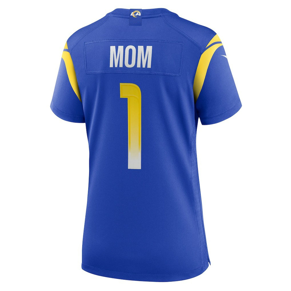 Los Angeles Rams Number 1 Mom  Women's Game Jersey | NFL On sale