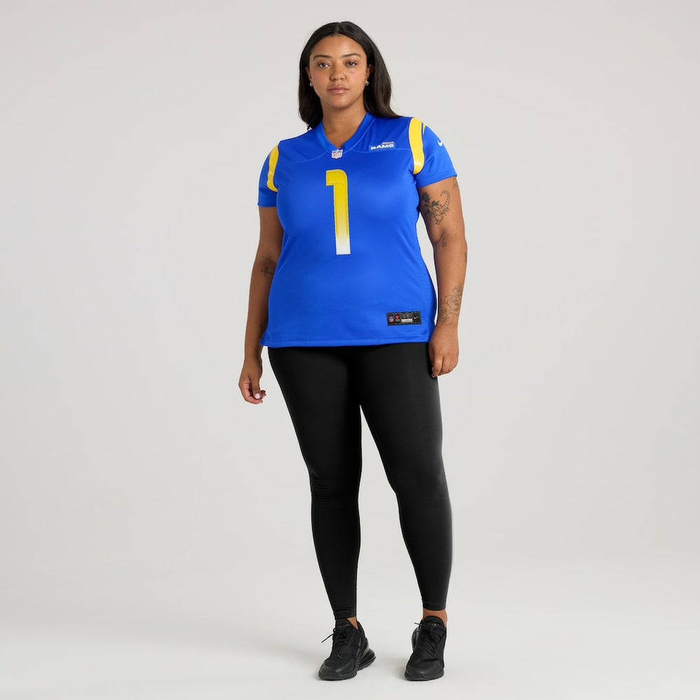 Los Angeles Rams Number 1 Mom  Women's Game Jersey | NFL On sale